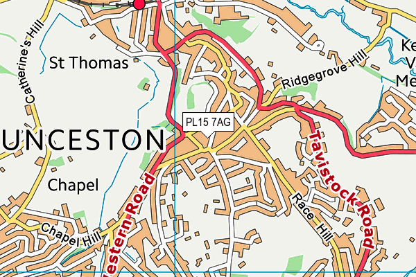 PL15 7AG map - OS VectorMap District (Ordnance Survey) PL15 7AG map - OS VectorMap District (Ordnance Survey)