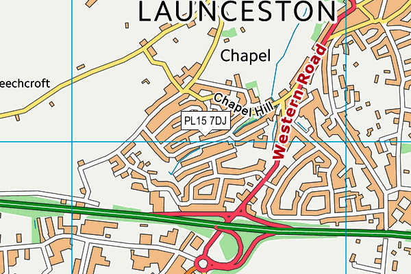 PL15 7DJ map - OS VectorMap District (Ordnance Survey) PL15 7DJ map - OS VectorMap District (Ordnance Survey)