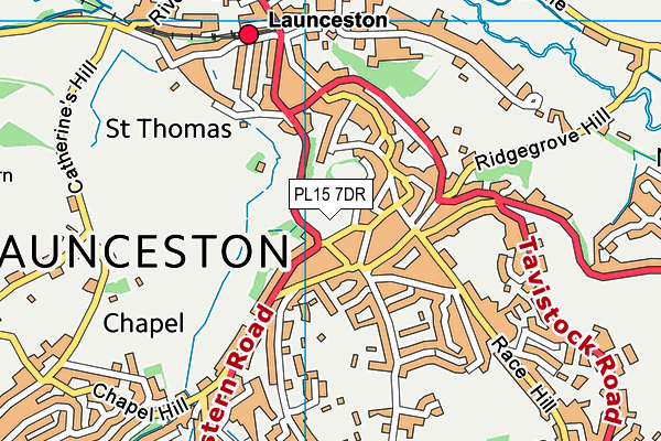 PL15 7DR map - OS VectorMap District (Ordnance Survey) PL15 7DR map - OS VectorMap District (Ordnance Survey)