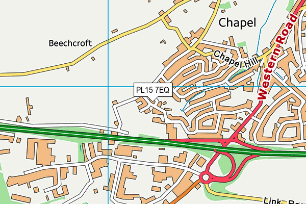 PL15 7EQ map - OS VectorMap District (Ordnance Survey)