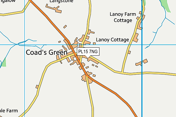 PL15 7NG map - OS VectorMap District (Ordnance Survey) PL15 7NG map - OS VectorMap District (Ordnance Survey)