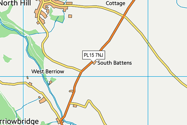 PL15 7NJ map - OS VectorMap District (Ordnance Survey) PL15 7NJ map - OS VectorMap District (Ordnance Survey)