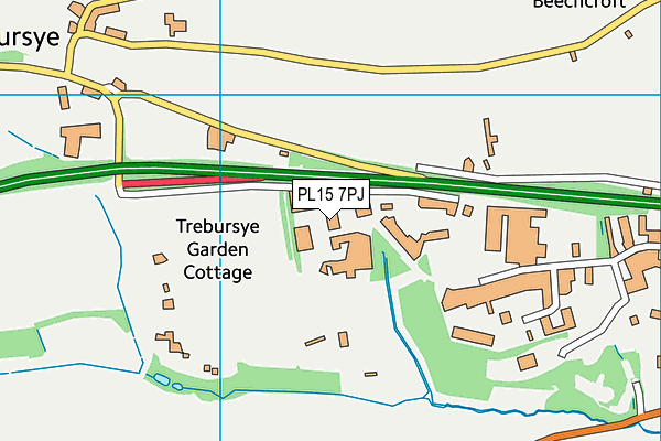 PL15 7PJ map - OS VectorMap District (Ordnance Survey) PL15 7PJ map - OS VectorMap District (Ordnance Survey)