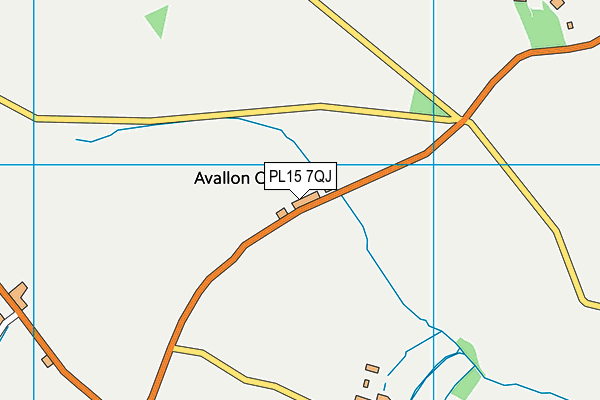 PL15 7QJ map - OS VectorMap District (Ordnance Survey) PL15 7QJ map - OS VectorMap District (Ordnance Survey)