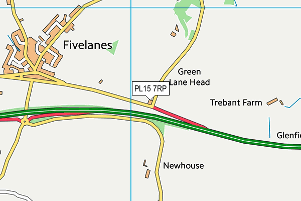 PL15 7RP map - OS VectorMap District (Ordnance Survey) PL15 7RP map - OS VectorMap District (Ordnance Survey)