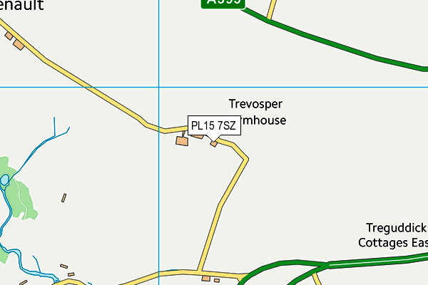 PL15 7SZ map - OS VectorMap District (Ordnance Survey) PL15 7SZ map - OS VectorMap District (Ordnance Survey)