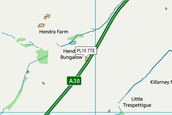 PL15 7TE map - OS VectorMap District (Ordnance Survey) PL15 7TE map - OS VectorMap District (Ordnance Survey)