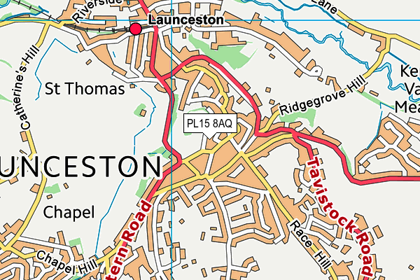 PL15 8AQ map - OS VectorMap District (Ordnance Survey) PL15 8AQ map - OS VectorMap District (Ordnance Survey)