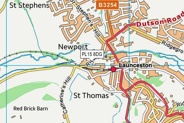 PL15 8DG map - OS VectorMap District (Ordnance Survey) PL15 8DG map - OS VectorMap District (Ordnance Survey)