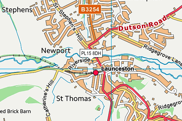 PL15 8DH map - OS VectorMap District (Ordnance Survey) PL15 8DH map - OS VectorMap District (Ordnance Survey)