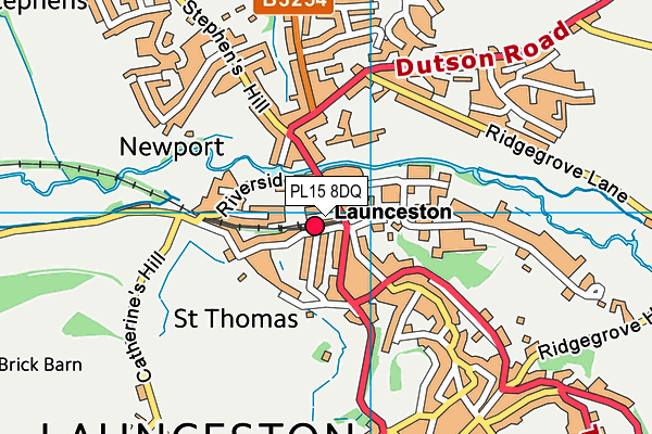 PL15 8DQ map - OS VectorMap District (Ordnance Survey) PL15 8DQ map - OS VectorMap District (Ordnance Survey)