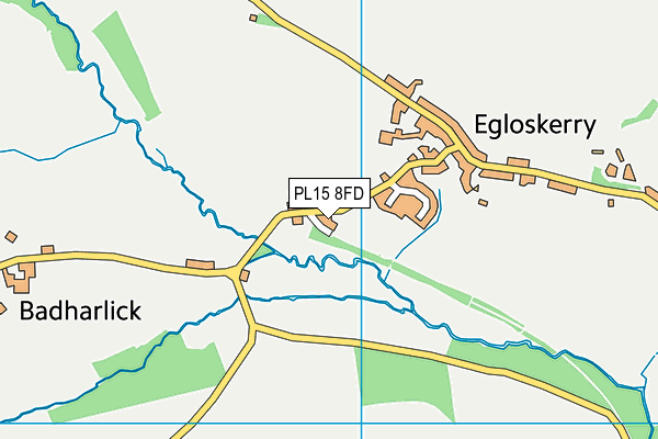 PL15 8FD map - OS VectorMap District (Ordnance Survey) PL15 8FD map - OS VectorMap District (Ordnance Survey)