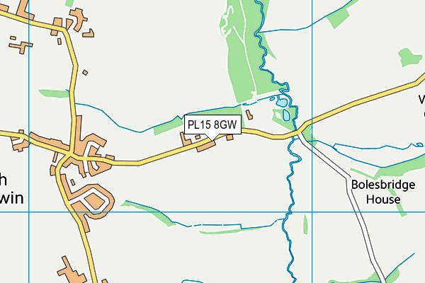 PL15 8GW map - OS VectorMap District (Ordnance Survey) PL15 8GW map - OS VectorMap District (Ordnance Survey)