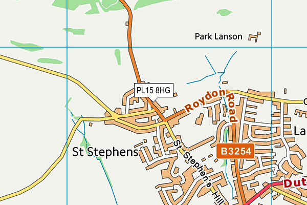 PL15 8HG map - OS VectorMap District (Ordnance Survey) PL15 8HG map - OS VectorMap District (Ordnance Survey)