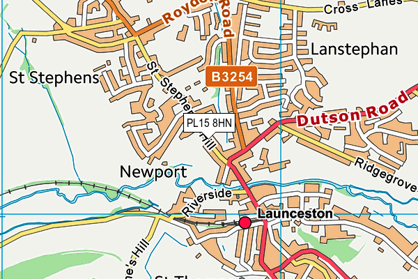PL15 8HN map - OS VectorMap District (Ordnance Survey) PL15 8HN map - OS VectorMap District (Ordnance Survey)