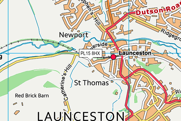 PL15 8HX map - OS VectorMap District (Ordnance Survey) PL15 8HX map - OS VectorMap District (Ordnance Survey)