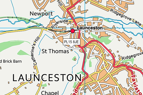 PL15 8JE map - OS VectorMap District (Ordnance Survey) PL15 8JE map - OS VectorMap District (Ordnance Survey)