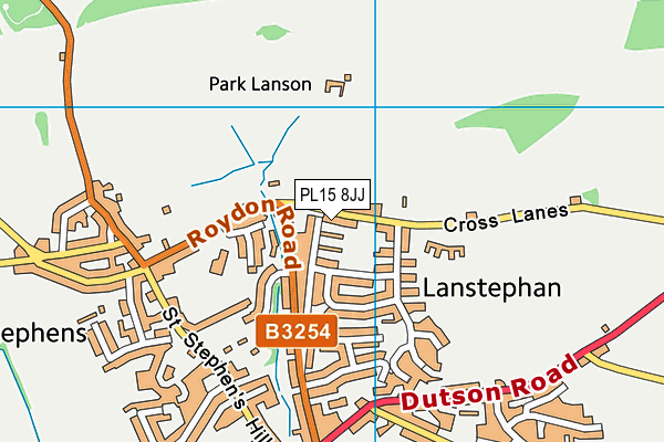 PL15 8JJ map - OS VectorMap District (Ordnance Survey) PL15 8JJ map - OS VectorMap District (Ordnance Survey)