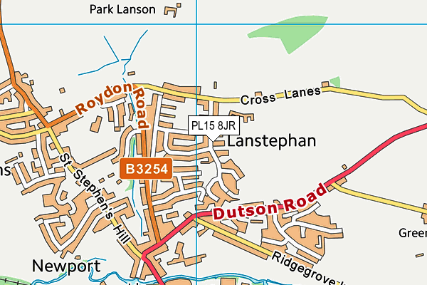 PL15 8JR map - OS VectorMap District (Ordnance Survey) PL15 8JR map - OS VectorMap District (Ordnance Survey)