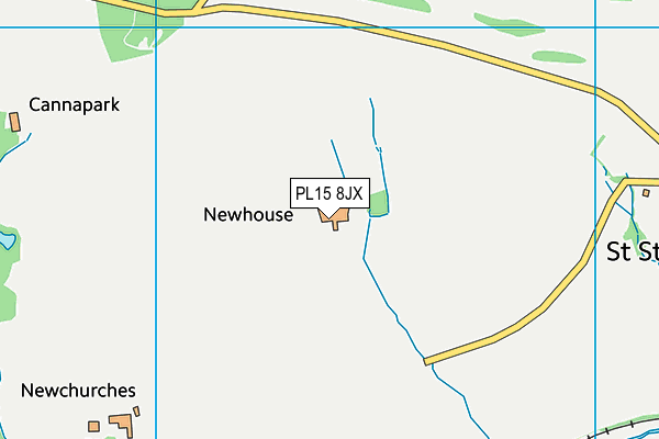 PL15 8JX map - OS VectorMap District (Ordnance Survey) PL15 8JX map - OS VectorMap District (Ordnance Survey)