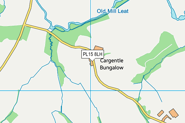 PL15 8LH map - OS VectorMap District (Ordnance Survey) PL15 8LH map - OS VectorMap District (Ordnance Survey)