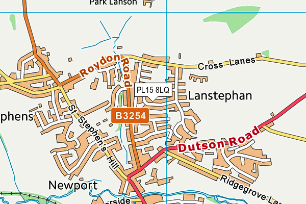 PL15 8LQ map - OS VectorMap District (Ordnance Survey) PL15 8LQ map - OS VectorMap District (Ordnance Survey)