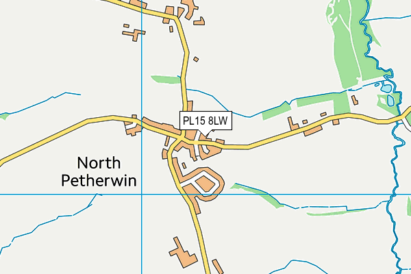 PL15 8LW map - OS VectorMap District (Ordnance Survey) PL15 8LW map - OS VectorMap District (Ordnance Survey)