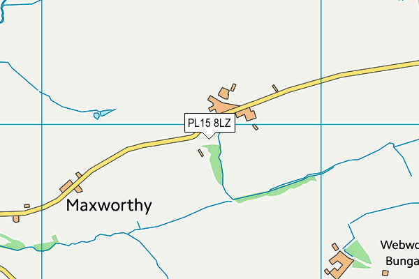 PL15 8LZ map - OS VectorMap District (Ordnance Survey) PL15 8LZ map - OS VectorMap District (Ordnance Survey)
