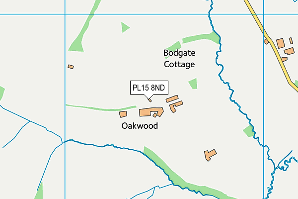 PL15 8ND map - OS VectorMap District (Ordnance Survey) PL15 8ND map - OS VectorMap District (Ordnance Survey)