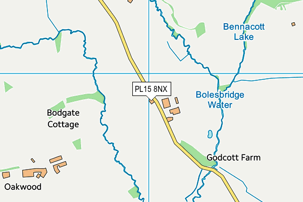 PL15 8NX map - OS VectorMap District (Ordnance Survey) PL15 8NX map - OS VectorMap District (Ordnance Survey)