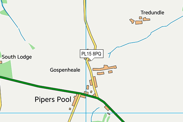 PL15 8PQ map - OS VectorMap District (Ordnance Survey) PL15 8PQ map - OS VectorMap District (Ordnance Survey)