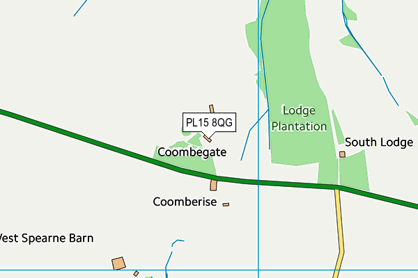 PL15 8QG map - OS VectorMap District (Ordnance Survey) PL15 8QG map - OS VectorMap District (Ordnance Survey)