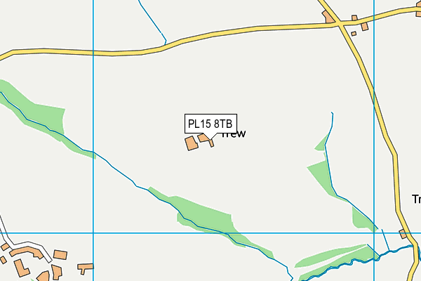 PL15 8TB map - OS VectorMap District (Ordnance Survey) PL15 8TB map - OS VectorMap District (Ordnance Survey)