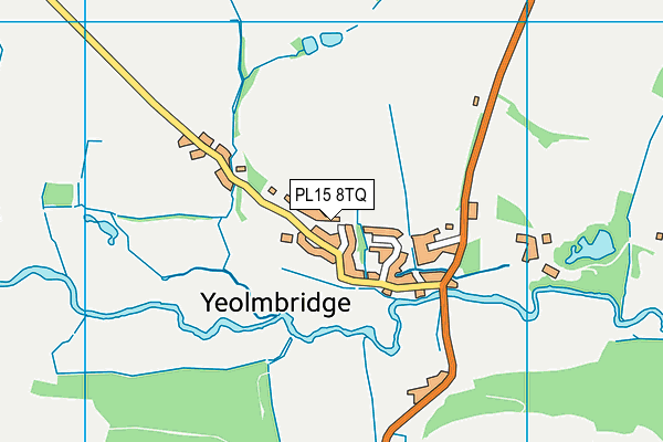 PL15 8TQ map - OS VectorMap District (Ordnance Survey) PL15 8TQ map - OS VectorMap District (Ordnance Survey)