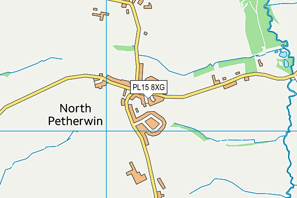 PL15 8XG map - OS VectorMap District (Ordnance Survey) PL15 8XG map - OS VectorMap District (Ordnance Survey)