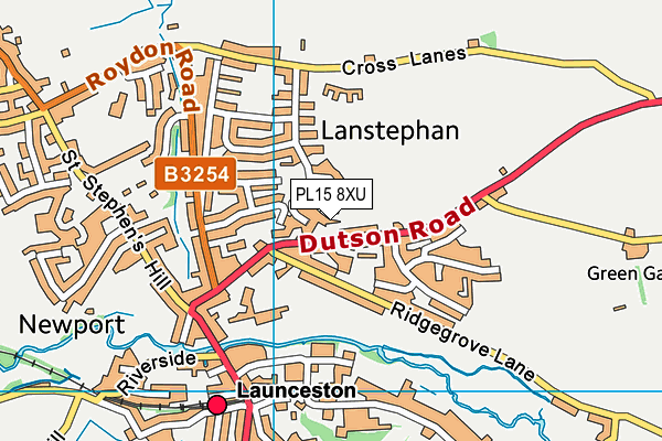 PL15 8XU map - OS VectorMap District (Ordnance Survey) PL15 8XU map - OS VectorMap District (Ordnance Survey)