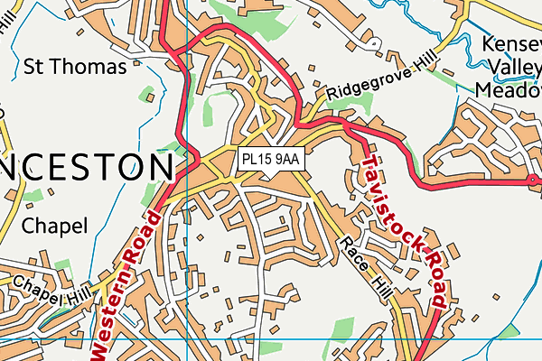 PL15 9AA map - OS VectorMap District (Ordnance Survey) PL15 9AA map - OS VectorMap District (Ordnance Survey)