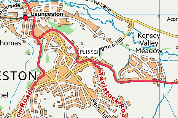 PL15 9EJ map - OS VectorMap District (Ordnance Survey) PL15 9EJ map - OS VectorMap District (Ordnance Survey)