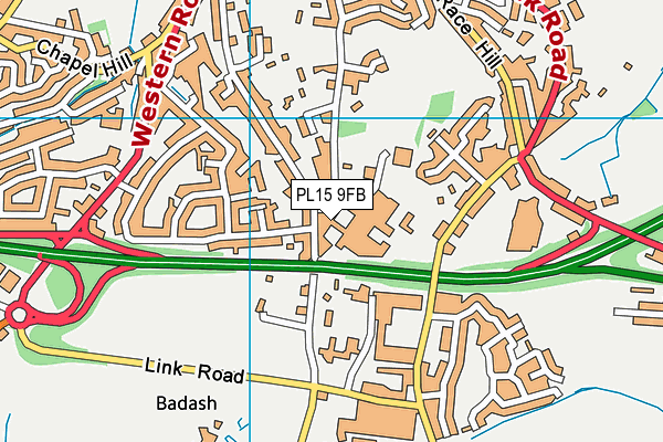 PL15 9FB map - OS VectorMap District (Ordnance Survey) PL15 9FB map - OS VectorMap District (Ordnance Survey)