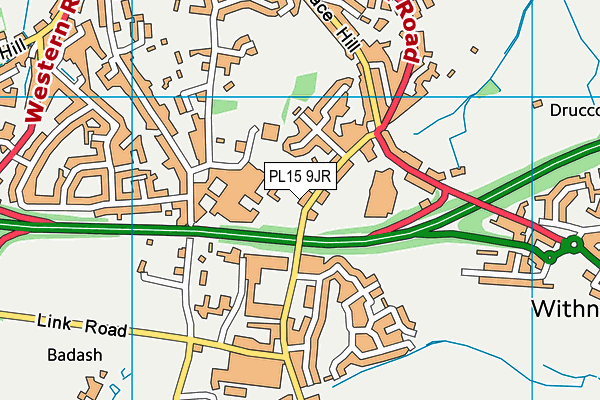 PL15 9JR map - OS VectorMap District (Ordnance Survey) PL15 9JR map - OS VectorMap District (Ordnance Survey)