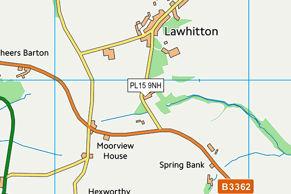 PL15 9NH map - OS VectorMap District (Ordnance Survey) PL15 9NH map - OS VectorMap District (Ordnance Survey)