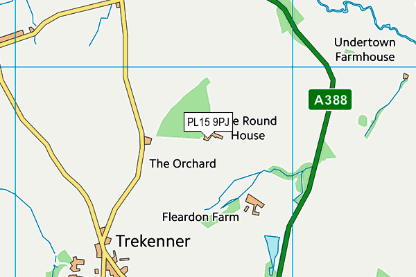 PL15 9PJ map - OS VectorMap District (Ordnance Survey) PL15 9PJ map - OS VectorMap District (Ordnance Survey)