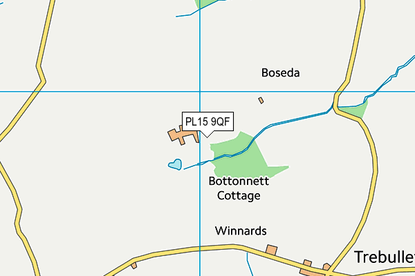 PL15 9QF map - OS VectorMap District (Ordnance Survey) PL15 9QF map - OS VectorMap District (Ordnance Survey)
