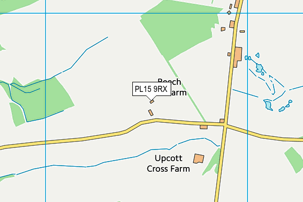 PL15 9RX map - OS VectorMap District (Ordnance Survey) PL15 9RX map - OS VectorMap District (Ordnance Survey)