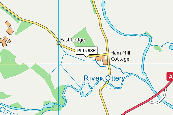 PL15 9SR map - OS VectorMap District (Ordnance Survey) PL15 9SR map - OS VectorMap District (Ordnance Survey)