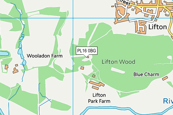 PL16 0BG map - OS VectorMap District (Ordnance Survey) PL16 0BG map - OS VectorMap District (Ordnance Survey)