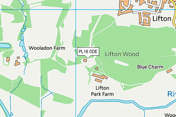 PL16 0DE map - OS VectorMap District (Ordnance Survey) PL16 0DE map - OS VectorMap District (Ordnance Survey)