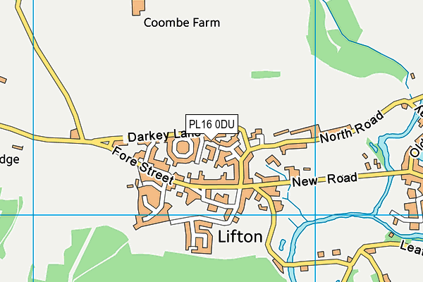 PL16 0DU map - OS VectorMap District (Ordnance Survey) PL16 0DU map - OS VectorMap District (Ordnance Survey)