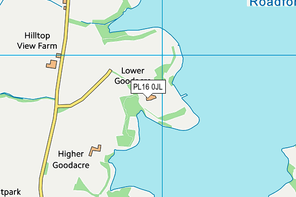 PL16 0JL map - OS VectorMap District (Ordnance Survey) PL16 0JL map - OS VectorMap District (Ordnance Survey)