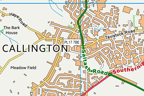PL17 7BE map - OS VectorMap District (Ordnance Survey) PL17 7BE map - OS VectorMap District (Ordnance Survey)